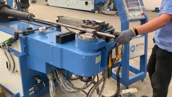 2 インチ 50 ミリメートル直径油圧自動チューブローリングベンダー CNC パイプ曲げ成形機