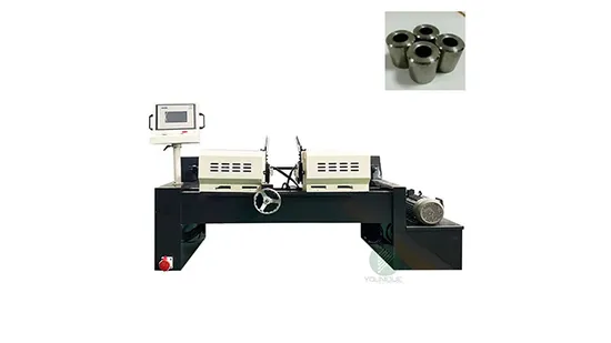 半自動両頭エア式管端面取り機・面取り機